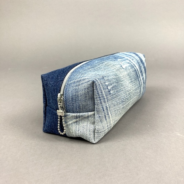 Federmappe - Etui Aus Upcycling Material Aus Jeans günstig online kaufen