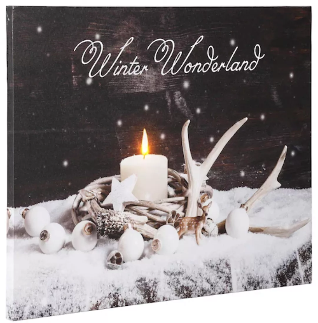 Dreams LED-Bild »Winter Wonderland, Weihnachtsdeko« günstig online kaufen