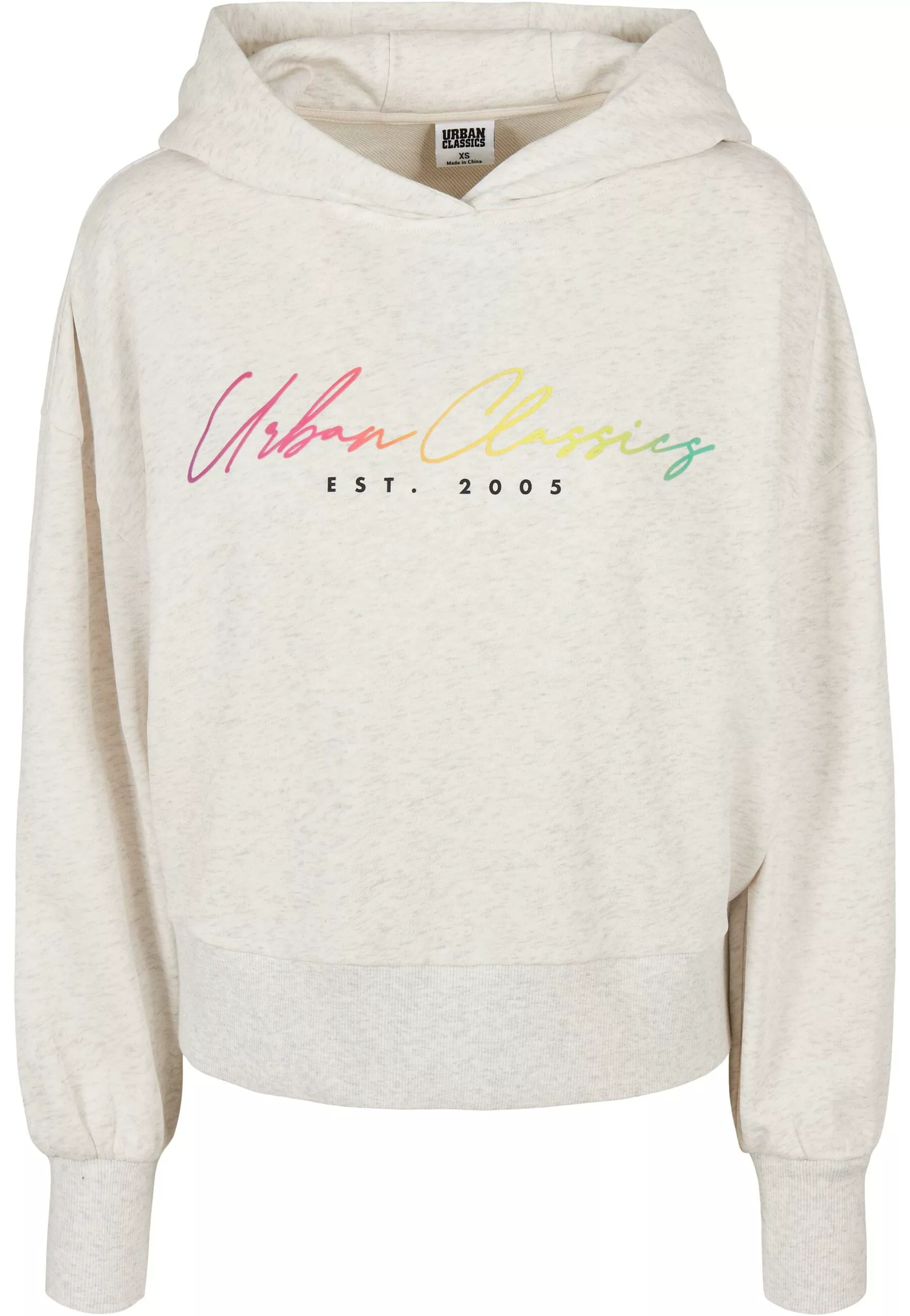 URBAN CLASSICS Kapuzenpullover "Urban Classics Damen Ladies Oversized Rainb günstig online kaufen