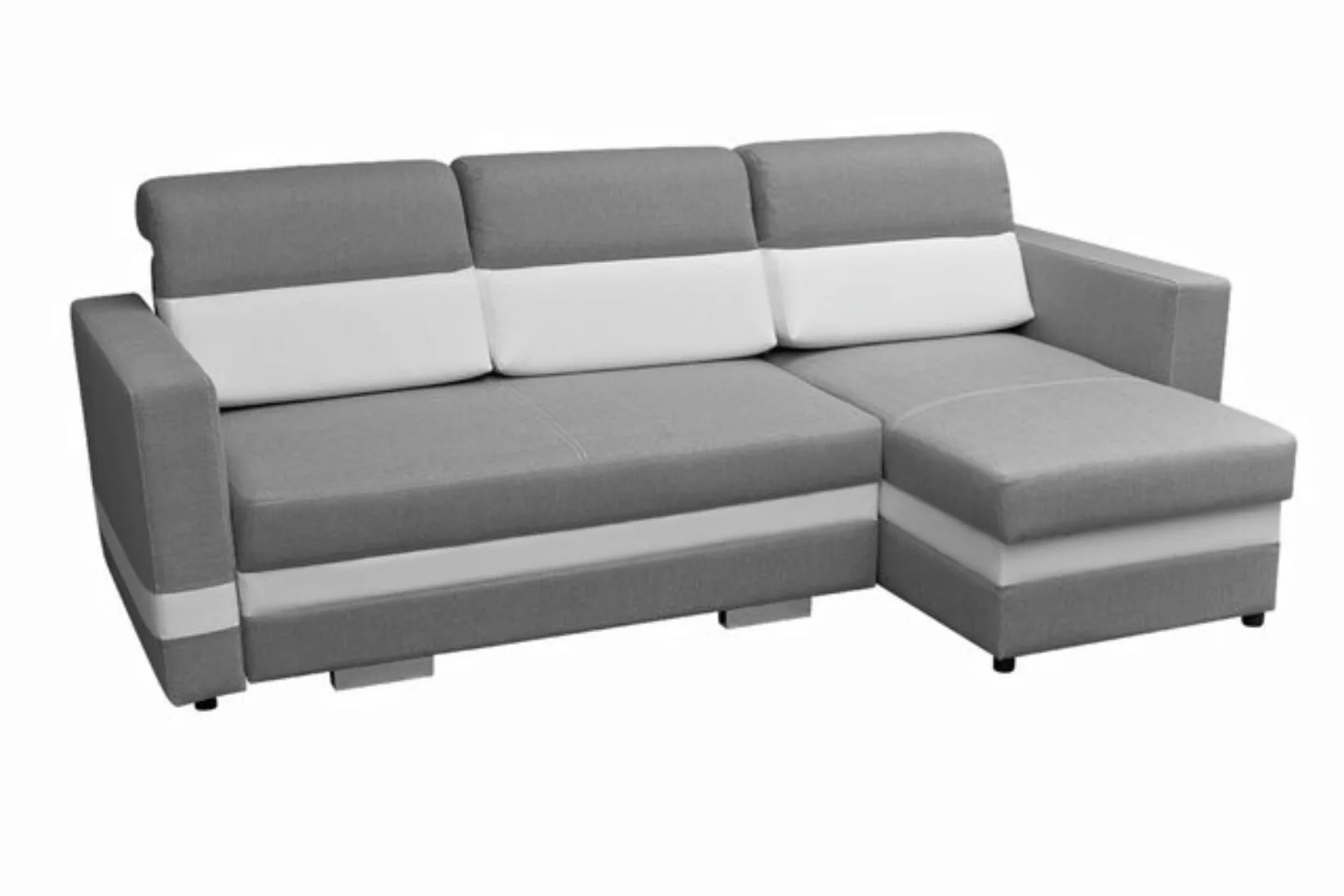 JVmoebel Ecksofa, Schlafsofa Eck Sofa Couch Polster Eck Bettfunktion Neu Sc günstig online kaufen