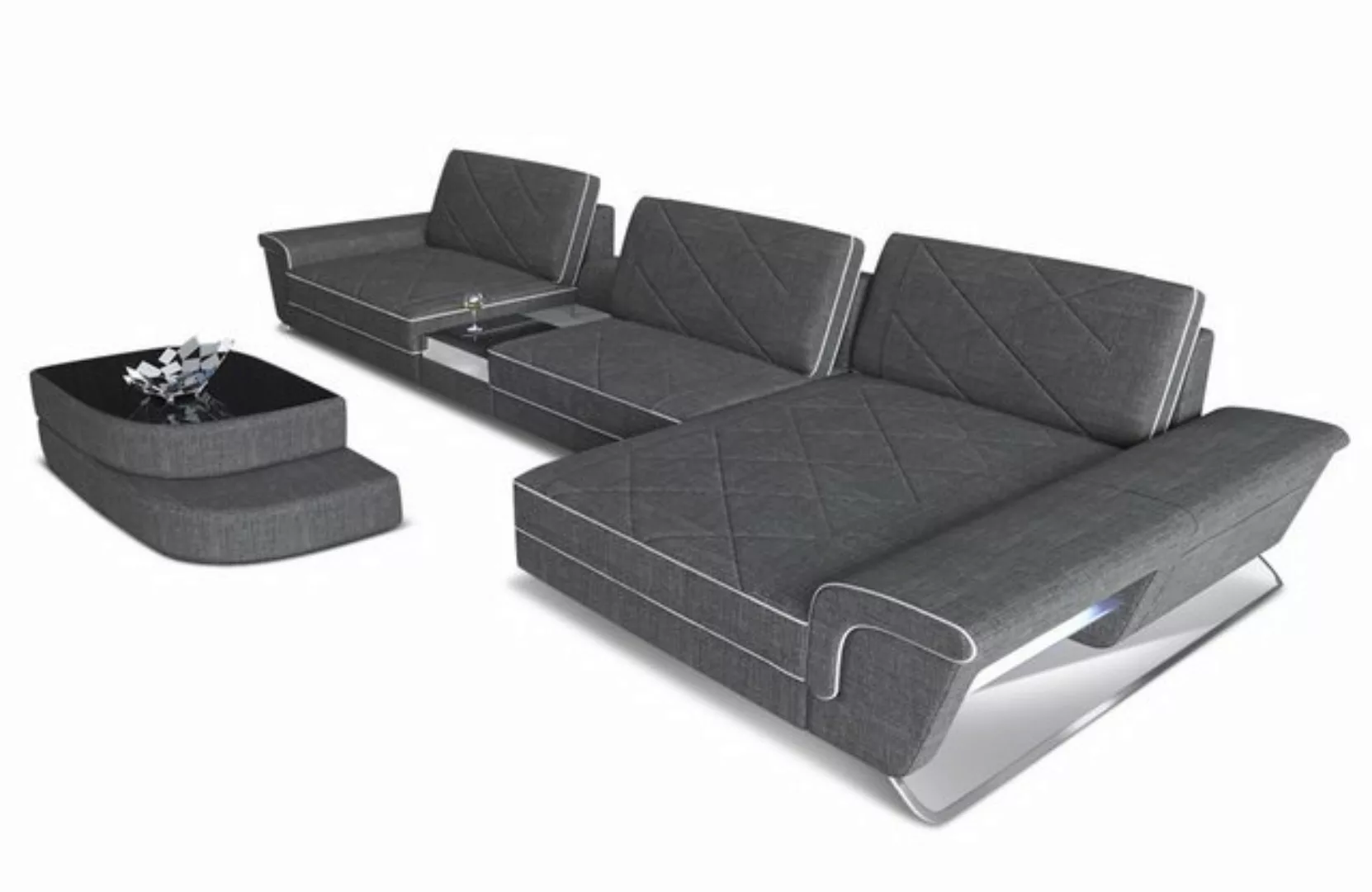 Sofa Dreams Ecksofa Polster Stoffsofa Couch Bari L Form Stoff Sofa, Webstof günstig online kaufen