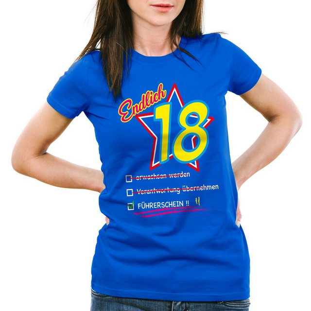 style3 T-Shirt Endlich 8 Führerschein Geburtstag Party Fun volljährig achtz günstig online kaufen