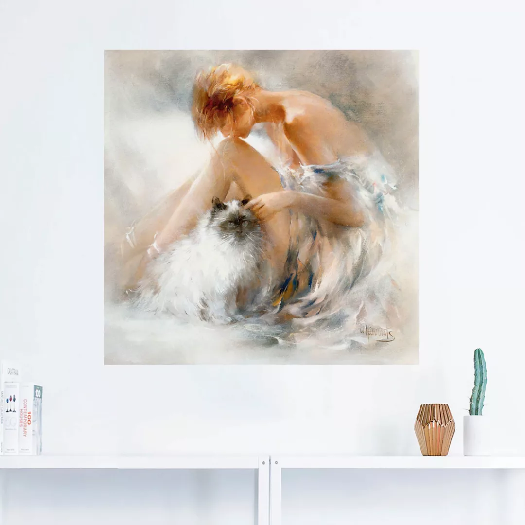 Artland Wandbild "Verlangen", Frau, (1 St.), als Leinwandbild, Poster, Wand günstig online kaufen