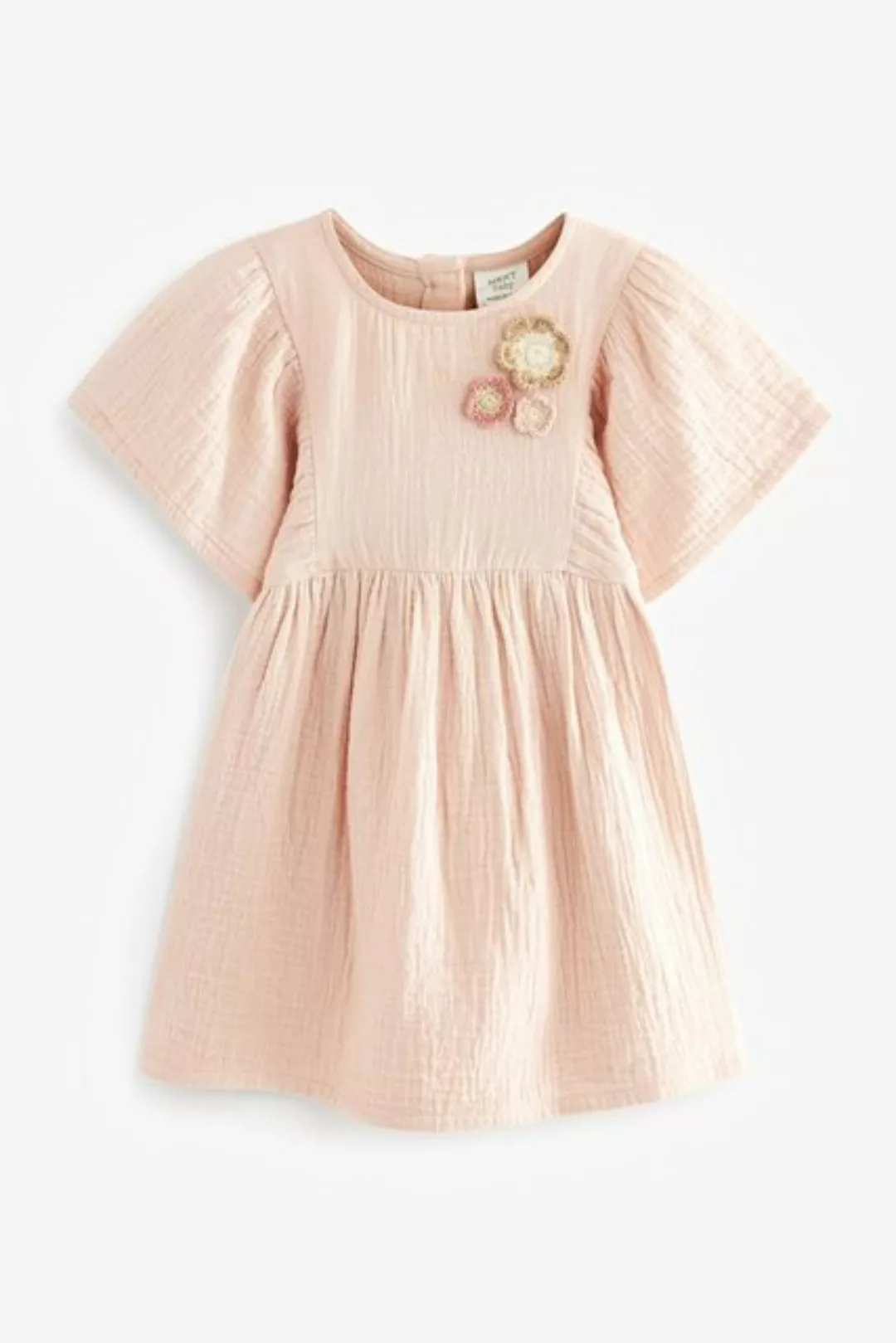 Next Sommerkleid Kleid mit Häkelblume (1-tlg) günstig online kaufen