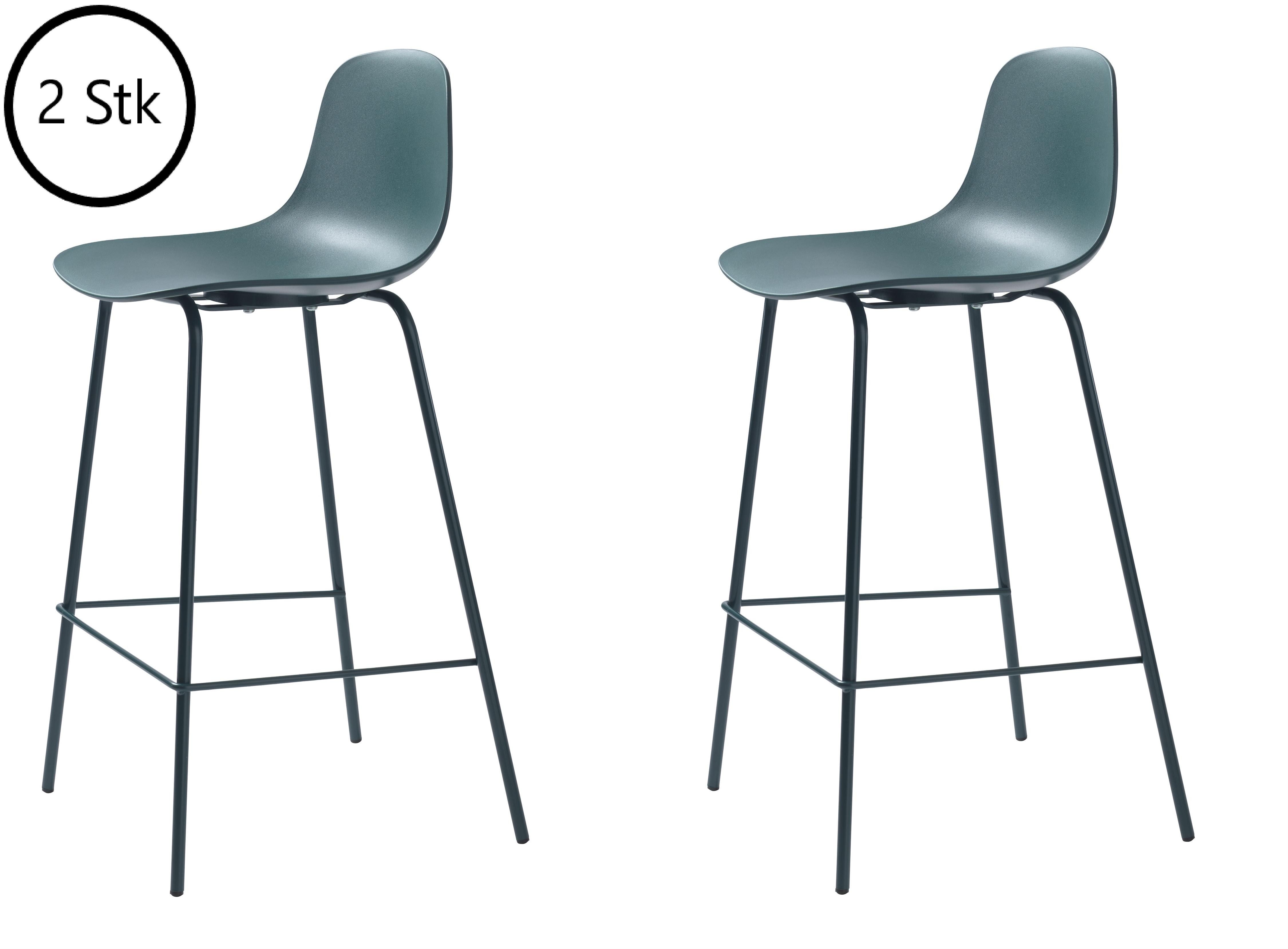 UNIQUE furniture A/S Barhocker aus Petrol günstig online kaufen