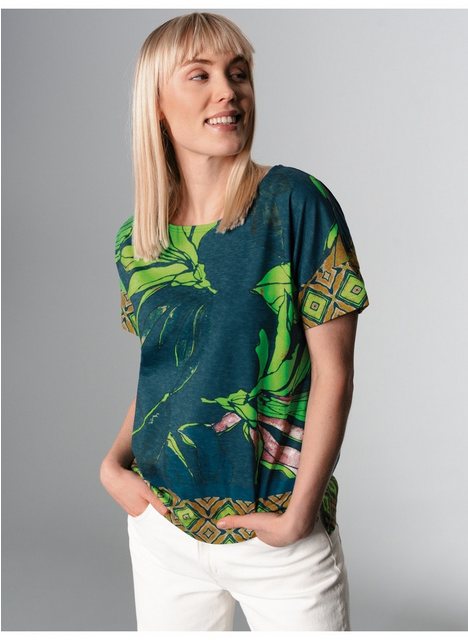 Trigema T-Shirt TRIGEMA T-Shirt mit abstraktem Design (1-tlg) günstig online kaufen
