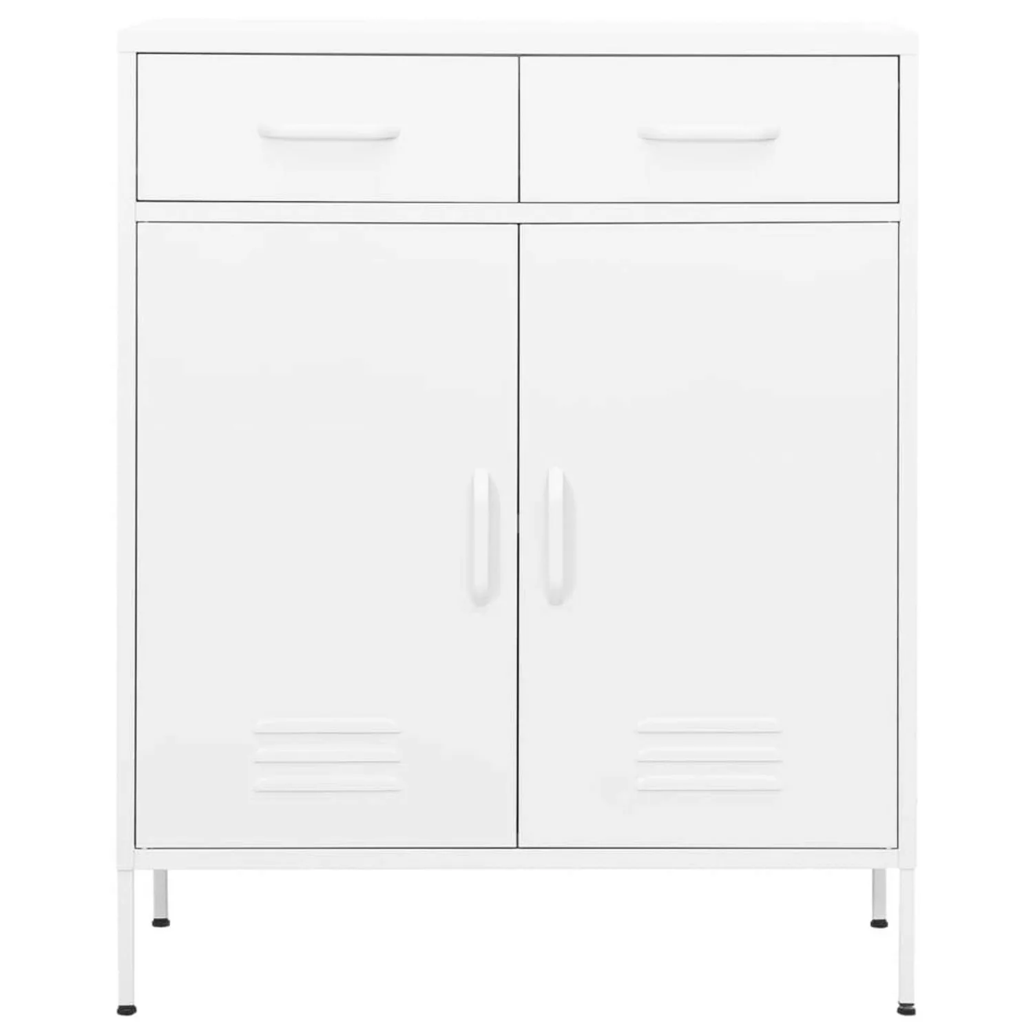 Lagerschrank Weiß 80x35x101,5 Cm Stahl günstig online kaufen