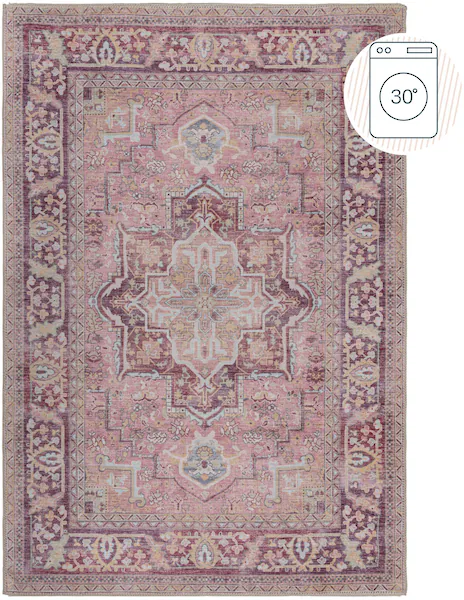 FLAIR RUGS Teppich »Windsor«, rechteckig, 4 mm Höhe, Waschbarer Teppich günstig online kaufen