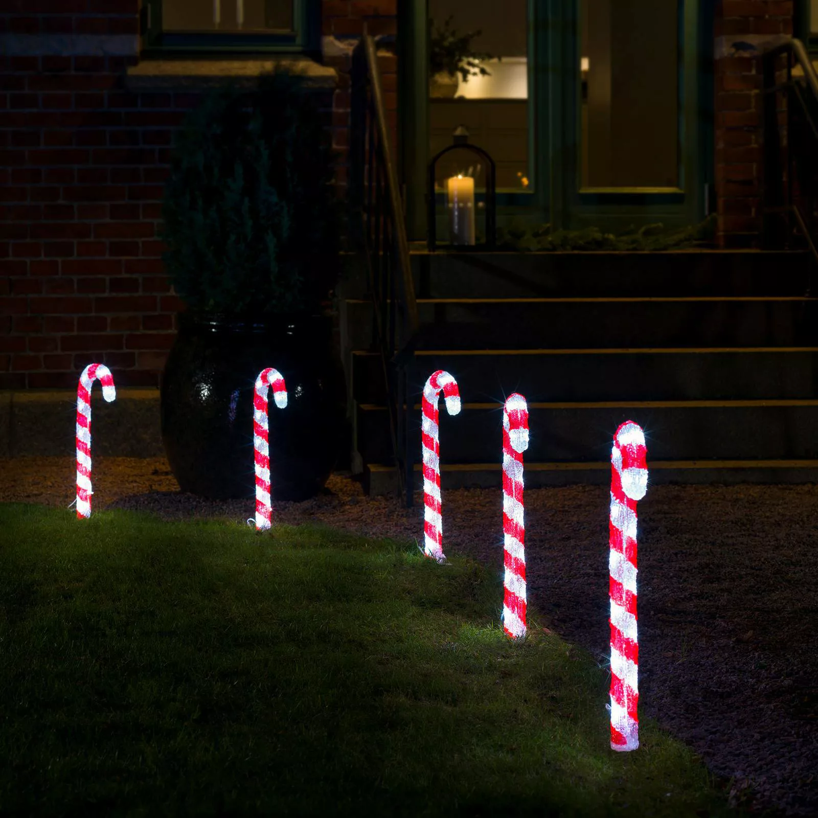 LED-Außendeko Zuckerstange 5er-Set günstig online kaufen