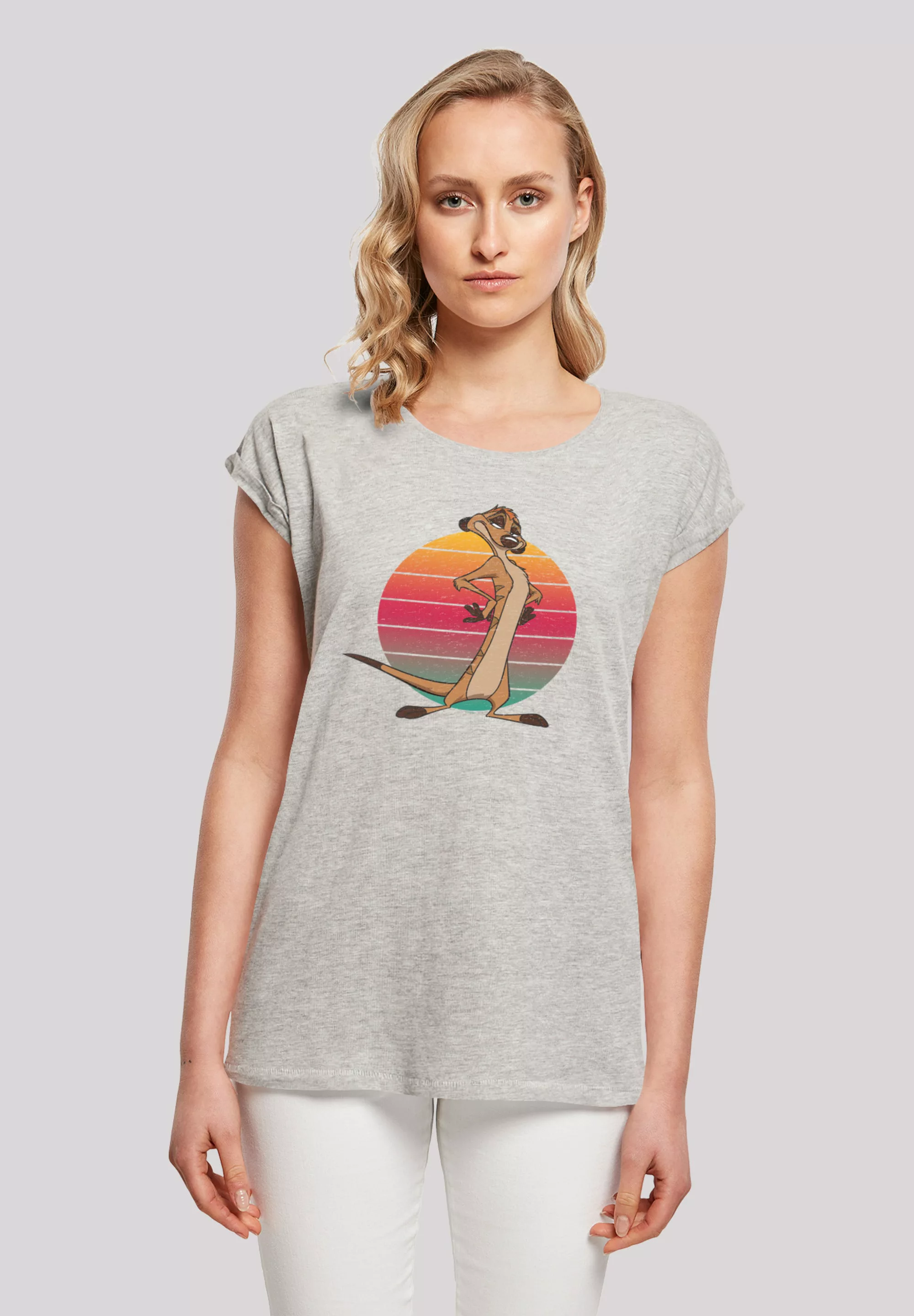 F4NT4STIC T-Shirt "Disney König der Löwen Timon Sunset" günstig online kaufen