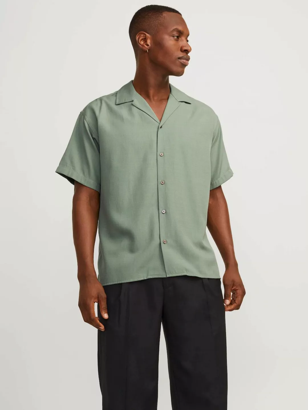 Jack & Jones Kurzarmhemd "JPRCCAARON TENCEL RESORT SHIRT S/S LN" günstig online kaufen