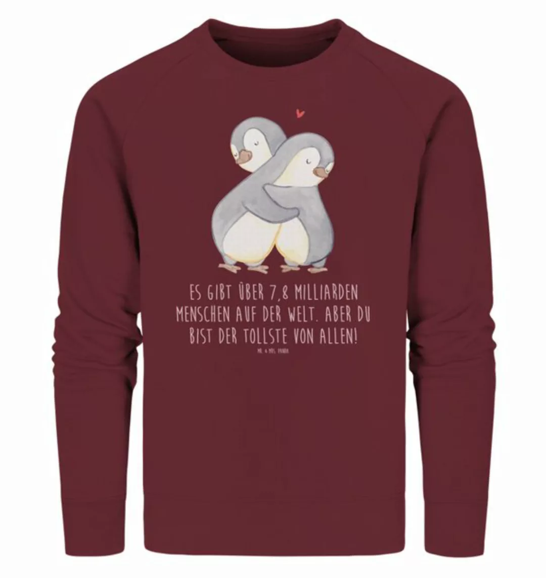 Mr. & Mrs. Panda Longpullover Größe L Pinguine Kuscheln - Burgundy - Gesche günstig online kaufen