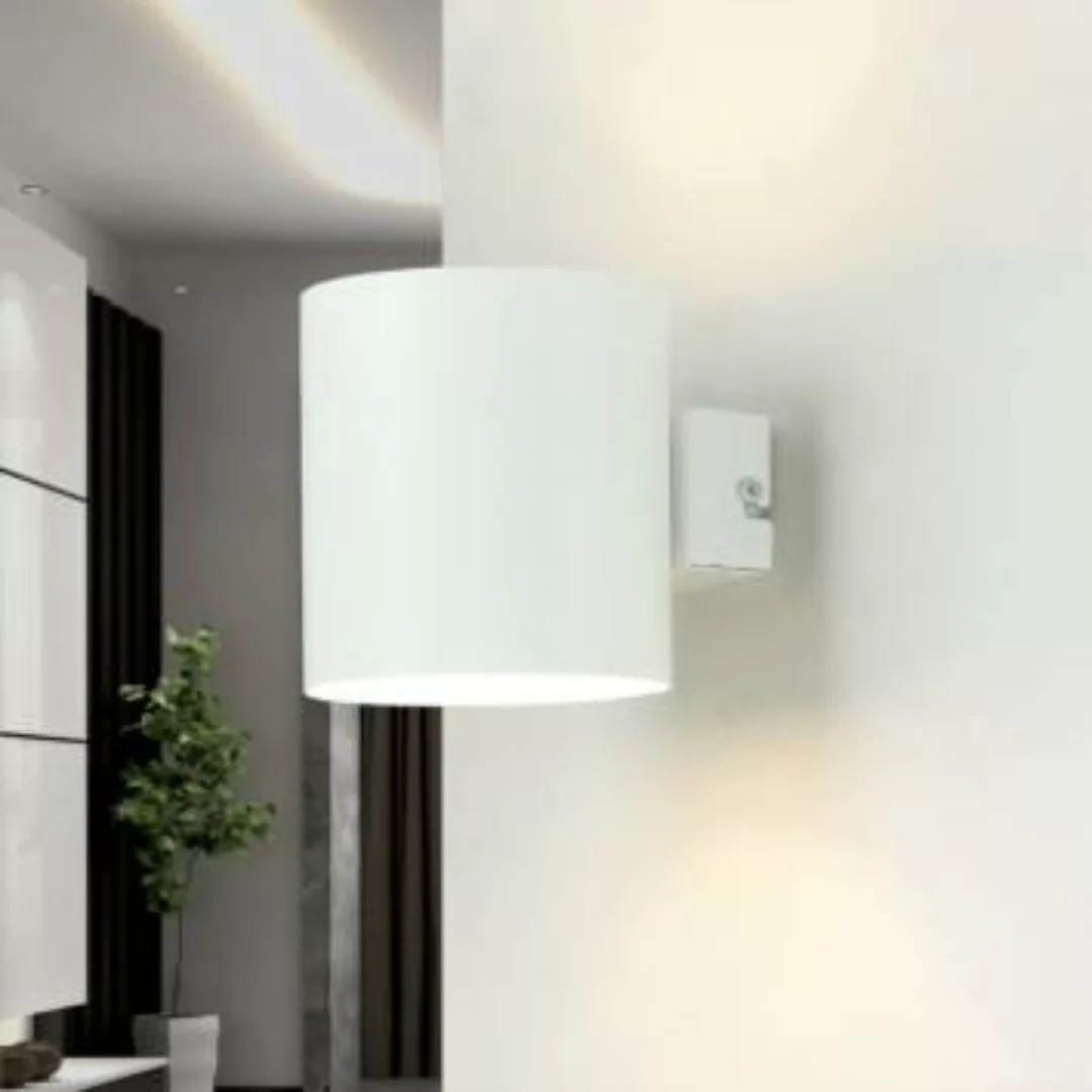 Kleine Wandlampe LOTTIE Weiß indirektes Licht günstig online kaufen