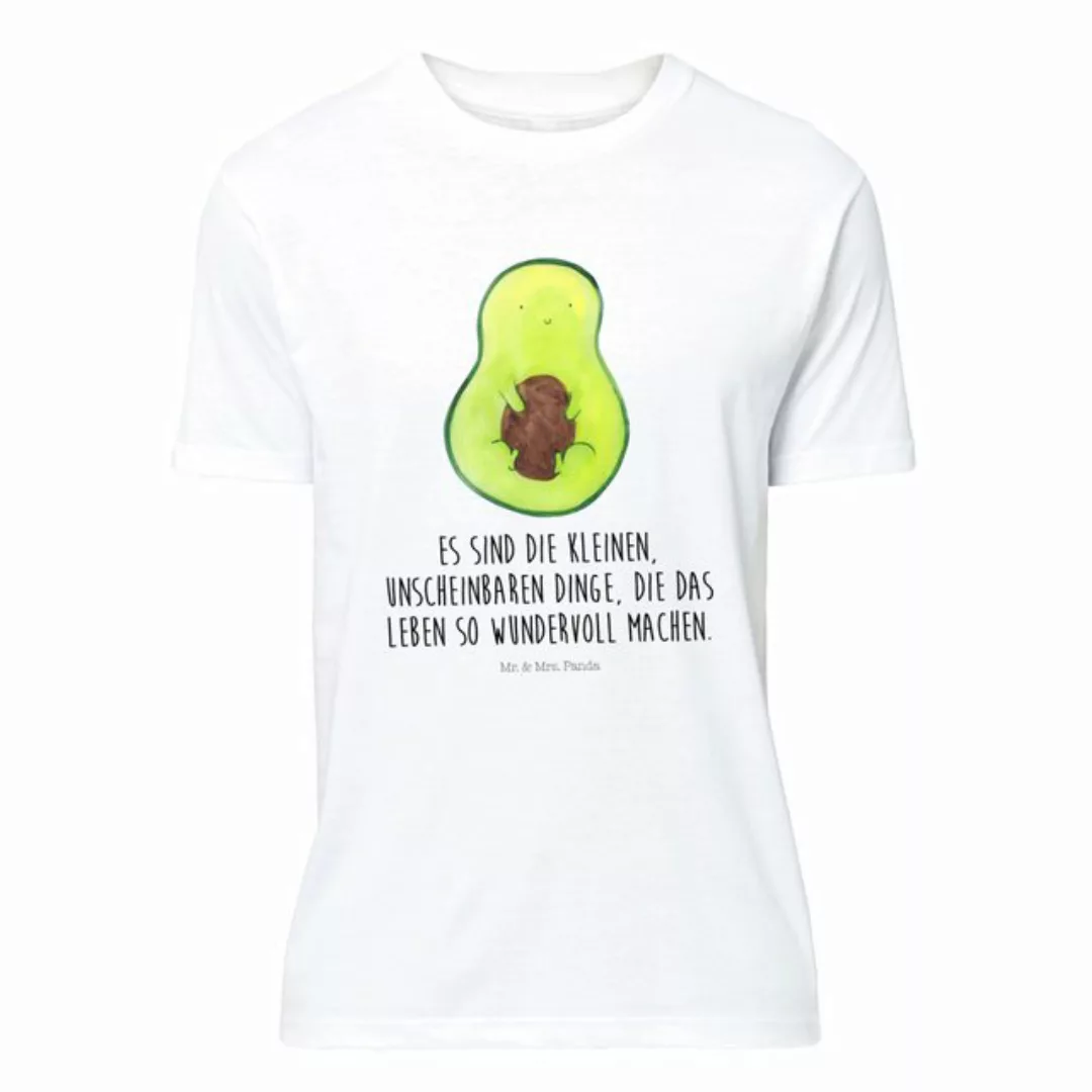 Mr. & Mrs. Panda T-Shirt Avocado mit Kern - Weiß - Geschenk, T-Shirt, Pflan günstig online kaufen