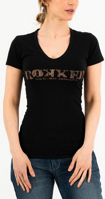 Rokker T-Shirt Vintage Damen T-Shirt günstig online kaufen