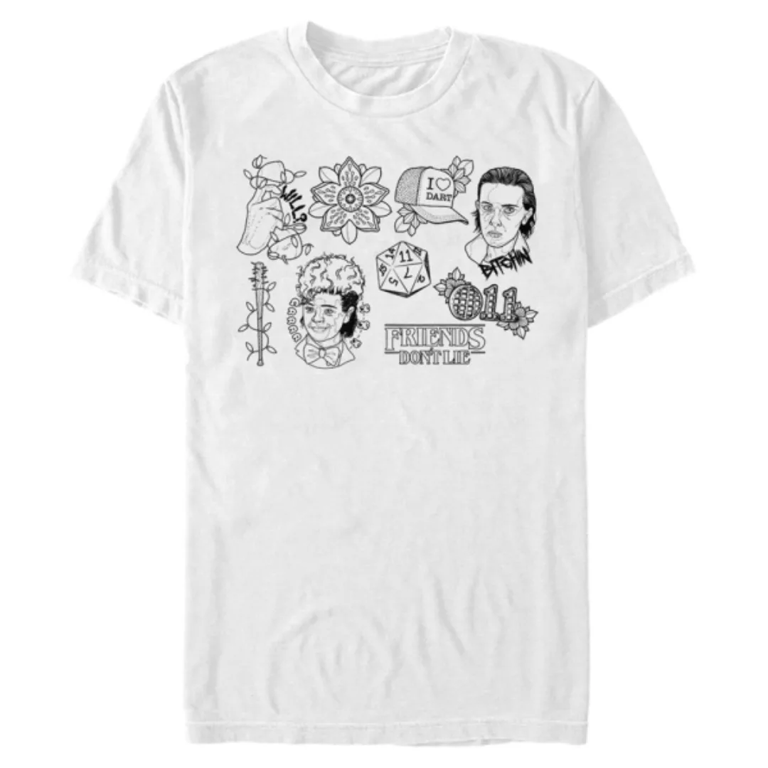 Netflix - Stranger Things - Gruppe Friends Do Not Lie - Männer T-Shirt günstig online kaufen