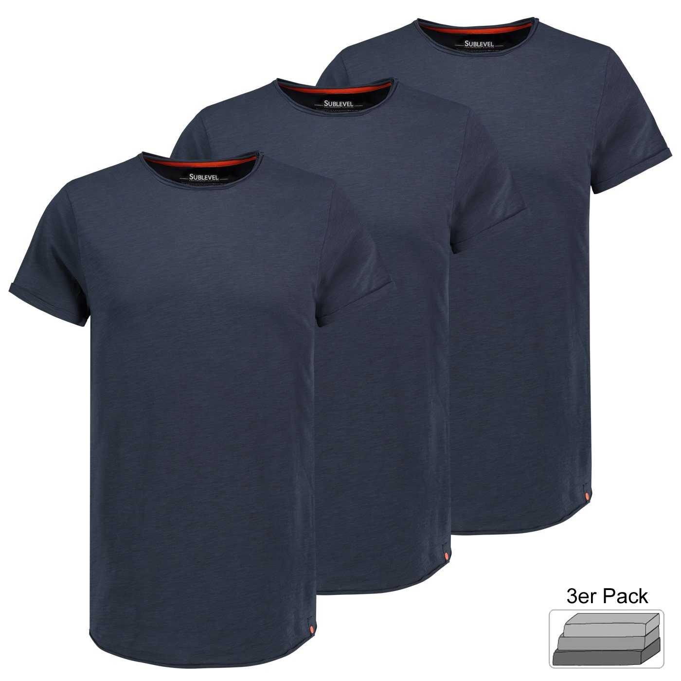 SUBLEVEL Kurzarmshirt Sublevel Herren T-Shirt kurz günstig online kaufen