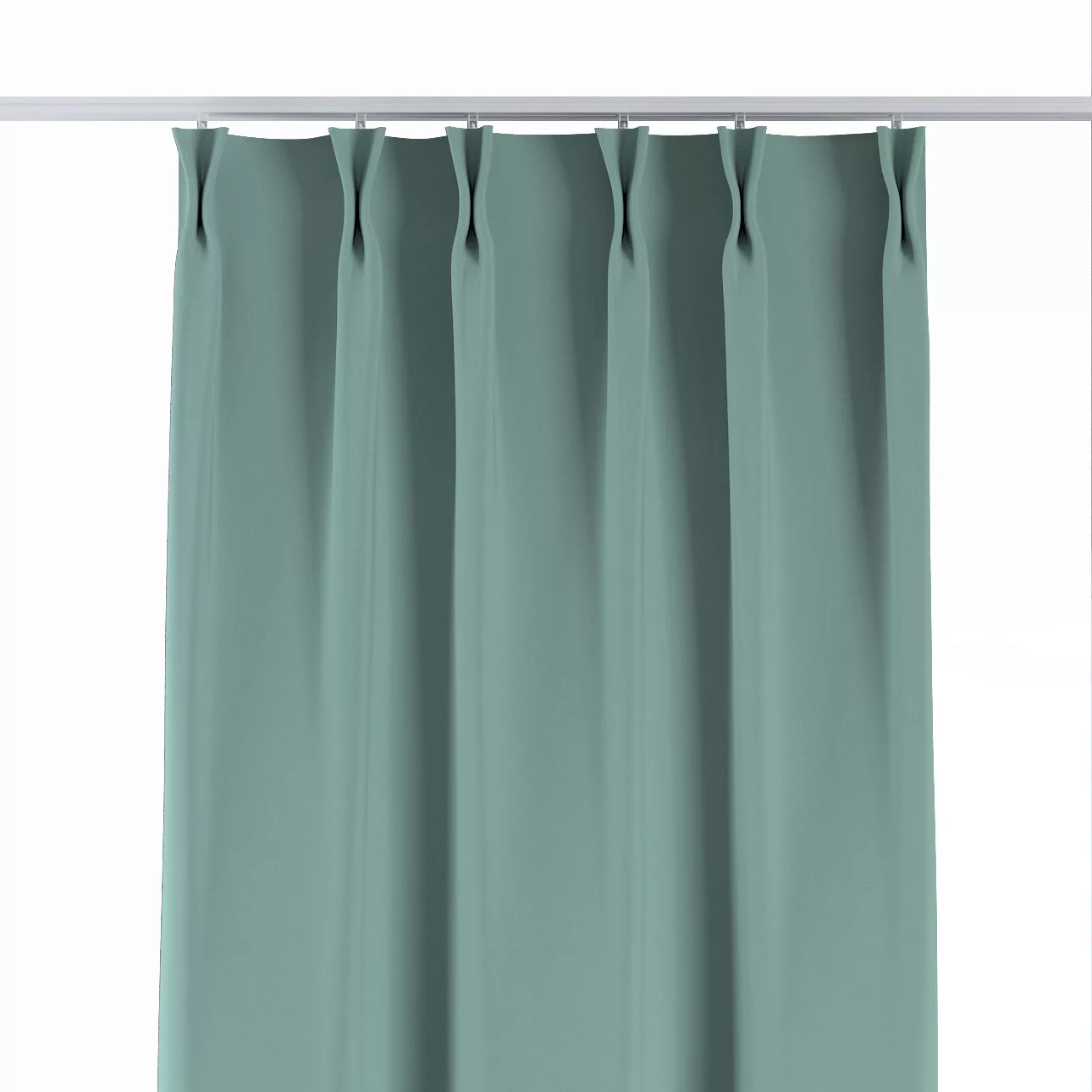 Vorhang mit flämischen 2-er Falten, mintgrün, Blackout 300 cm (269-09) günstig online kaufen