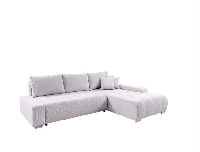 Fun Möbel Ecksofa Sofa mit Schlaffunktion VOGAR, inkl. Bettkasten, inkl. 3 günstig online kaufen