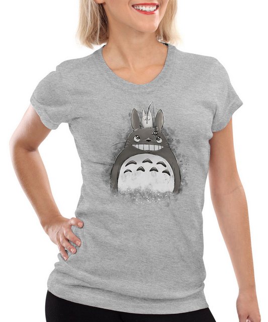 style3 T-Shirt Totoro Duo neko anime ghibli mein nachbar tonari totoro günstig online kaufen