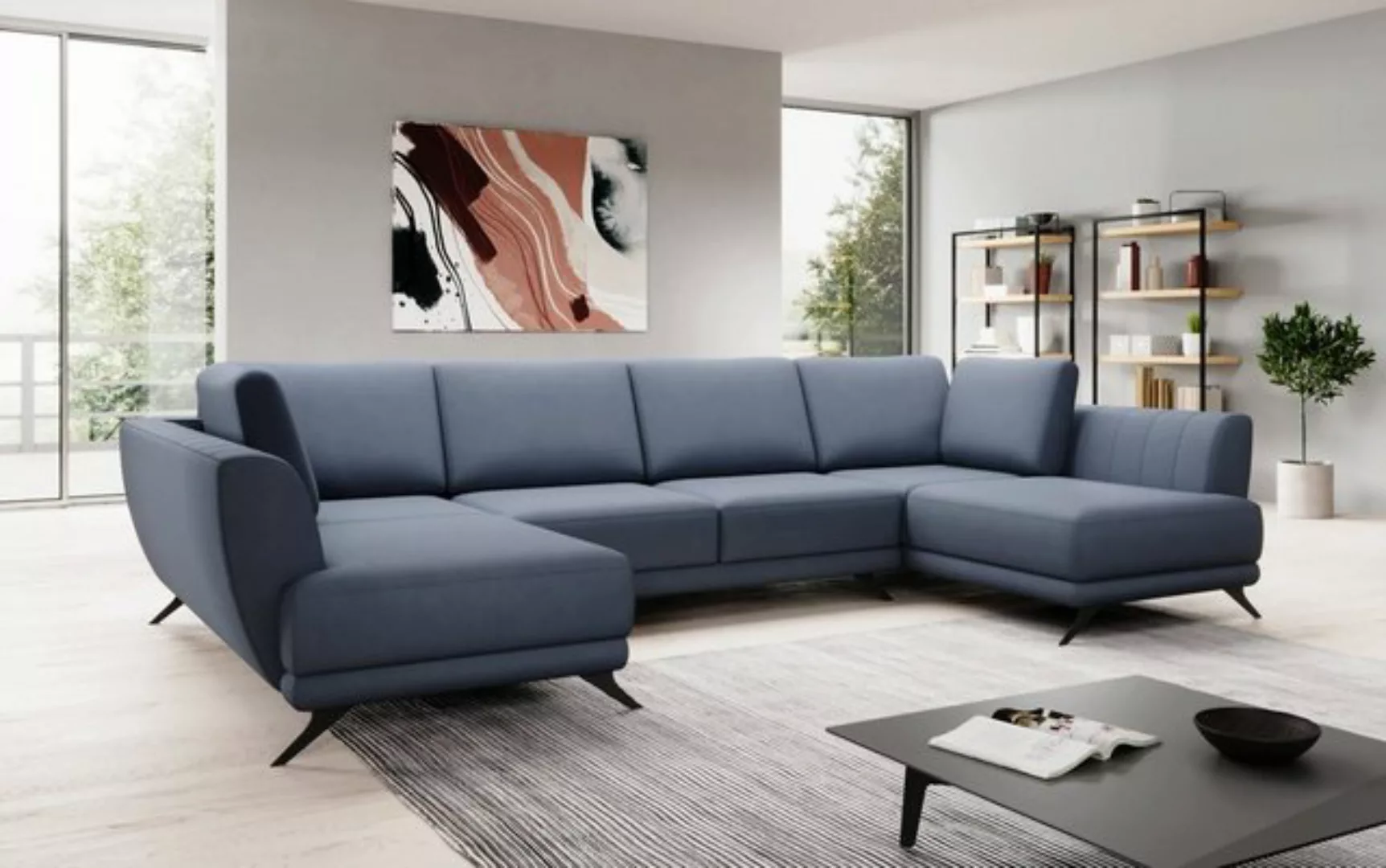 Luxusbetten24 Schlafsofa Designer Sofa Nina, mit Schlaffunktion günstig online kaufen