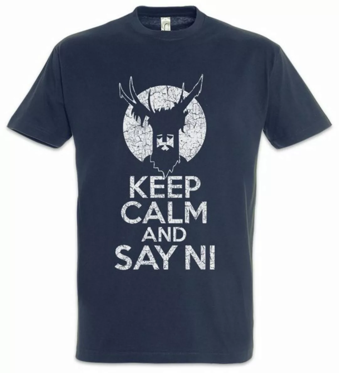 Urban Backwoods Print-Shirt Keep Calm And Say Ni Herren T-Shirt Monty Of Py günstig online kaufen