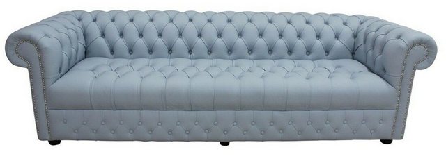 JVmoebel Chesterfield-Sofa Grau XXL Big Sofa Couch Chesterfield Polster Sof günstig online kaufen