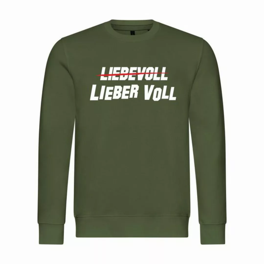 deinshirt Rundhalspullover Herren Sweatshirt Lieber Voll Mit Print Motiv, G günstig online kaufen