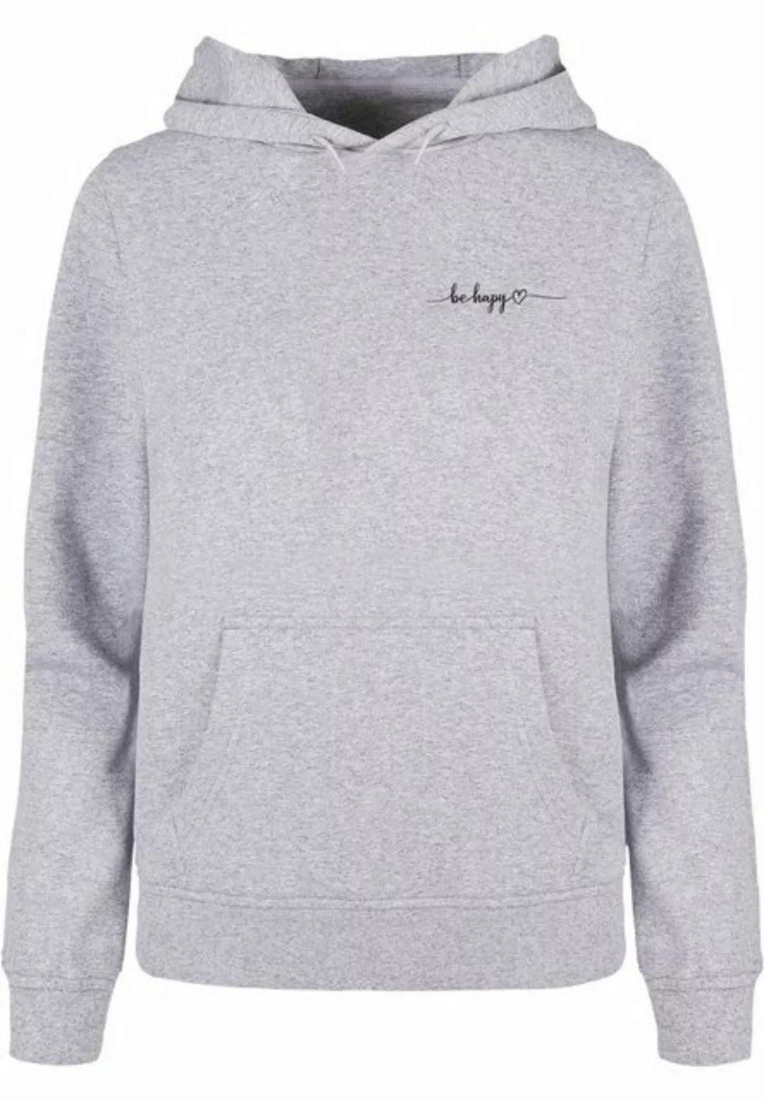 Merchcode Kapuzenpullover "Merchcode Damen Ladies Be Happy Basic Hoody" günstig online kaufen