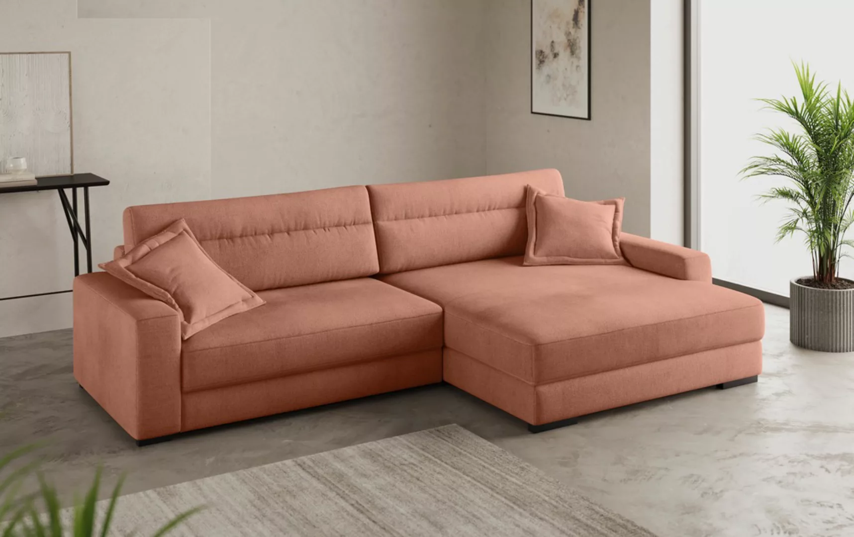 Mr. Couch Ecksofa "Marcello", inklusive EasyBett und Bettkasten günstig online kaufen