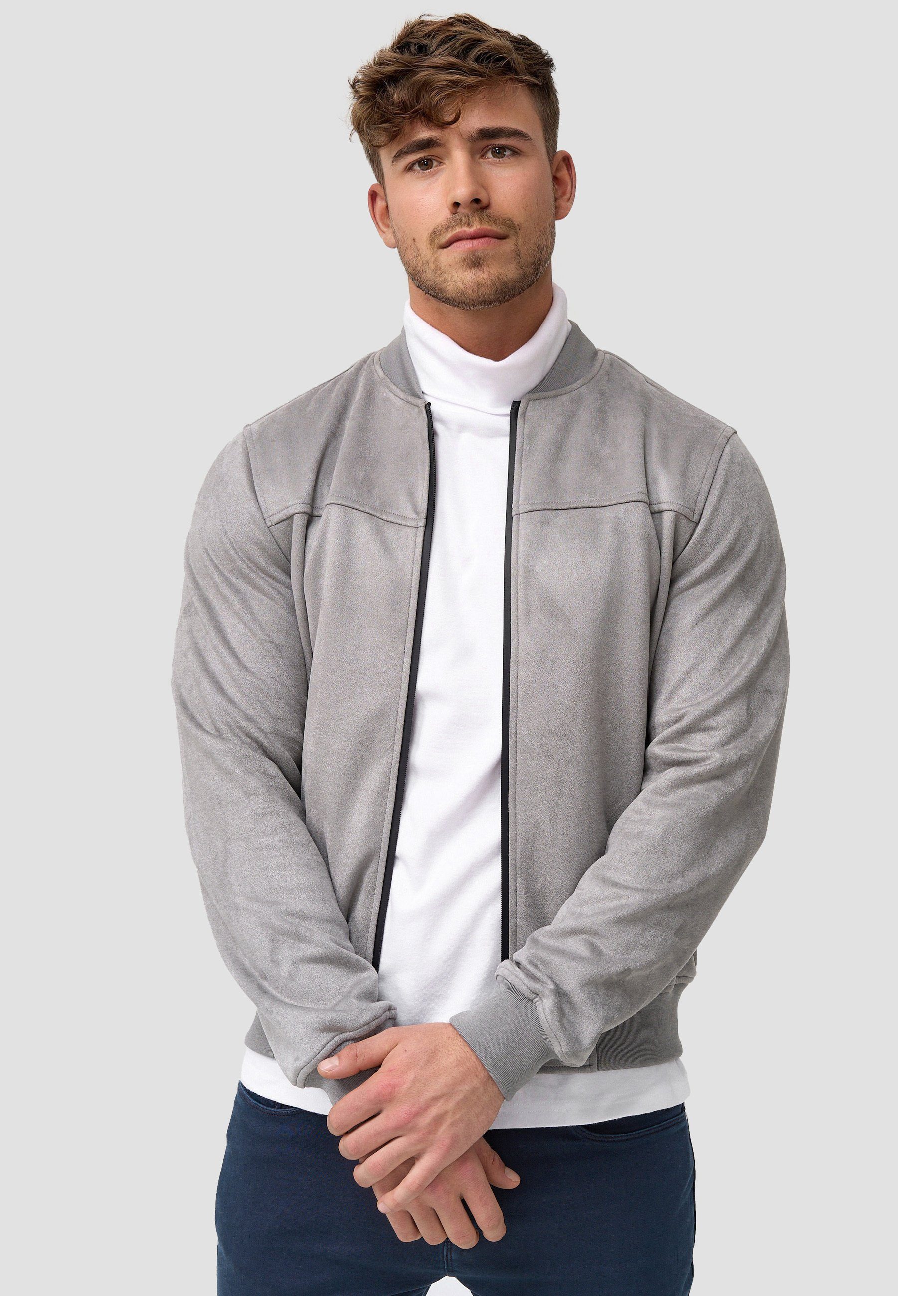 Indicode Sommerjacke Ibon Kunstlederjacke mit Stehkragen günstig online kaufen