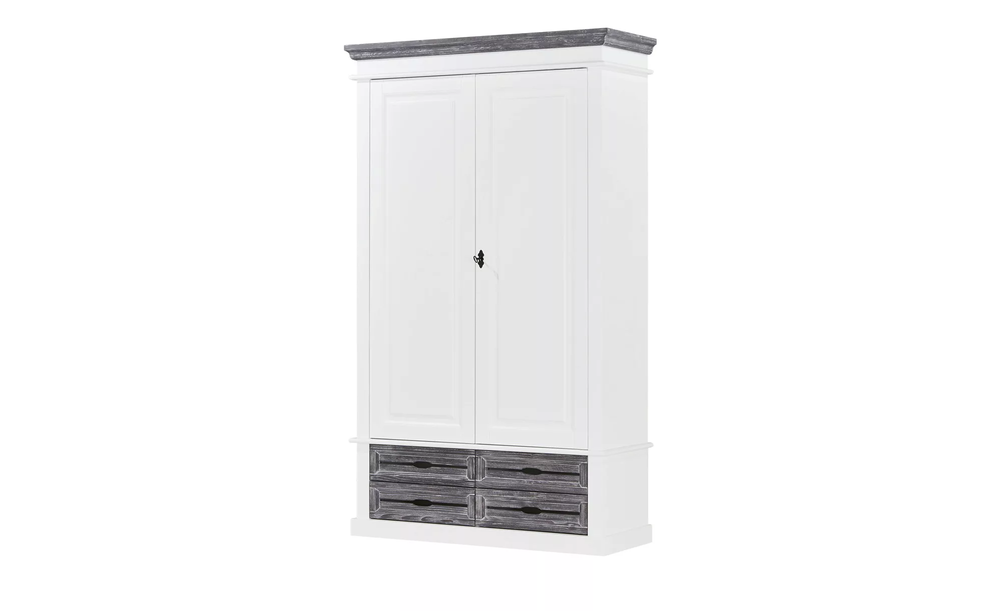 maison bleue Dielenschrank  Cabana ¦ weiß ¦ Maße (cm): B: 120 H: 200 T: 45 günstig online kaufen