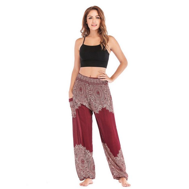 YRIIOMO Loungepants Yogahose, Haremshose, Freizeitbekleidung günstig online kaufen