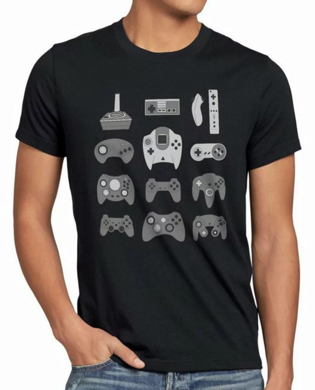 style3 Print-Shirt Herren T-Shirt Gamer super nintendo kart nes snes zelda günstig online kaufen