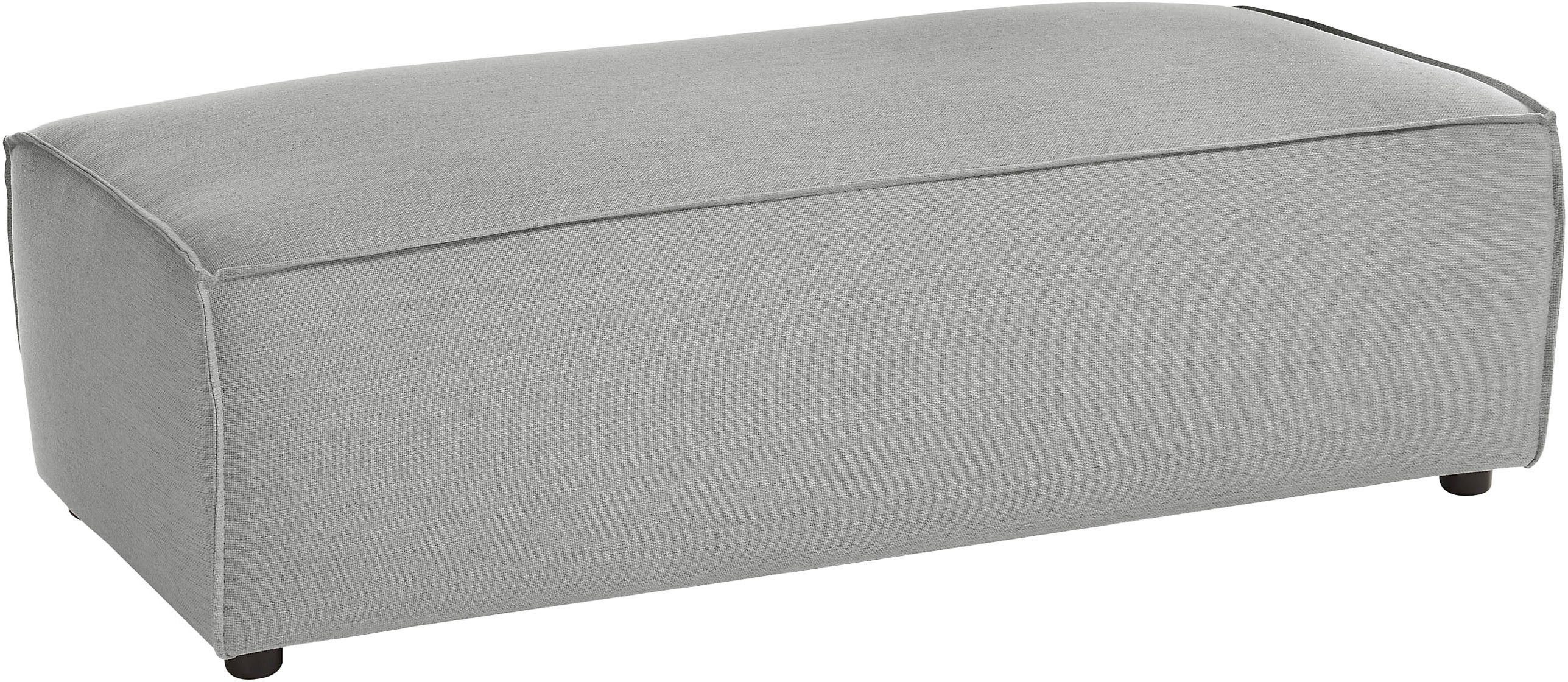 Home affaire Hocker "NEU: SHERWOOD XXL, Polsterhocker, Cord, Webstoff", rec günstig online kaufen