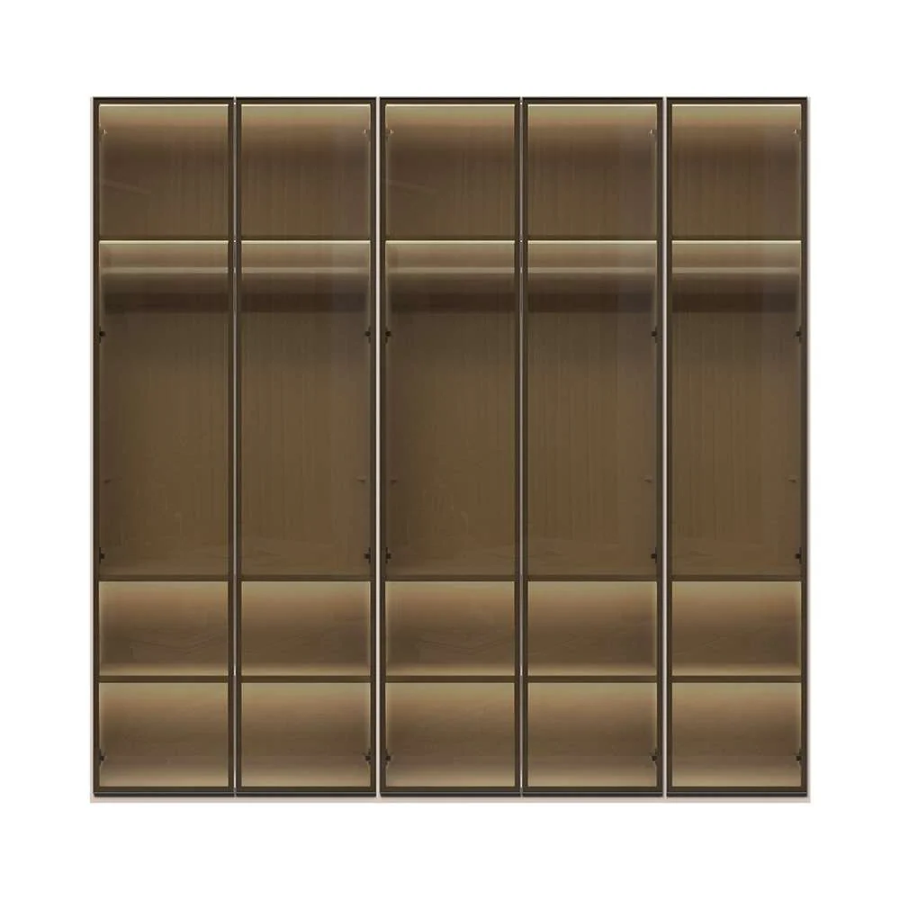 Places of Style Drehtürenschrank "Opera Parsol-Glastüren, LED-Glasbodenbele günstig online kaufen