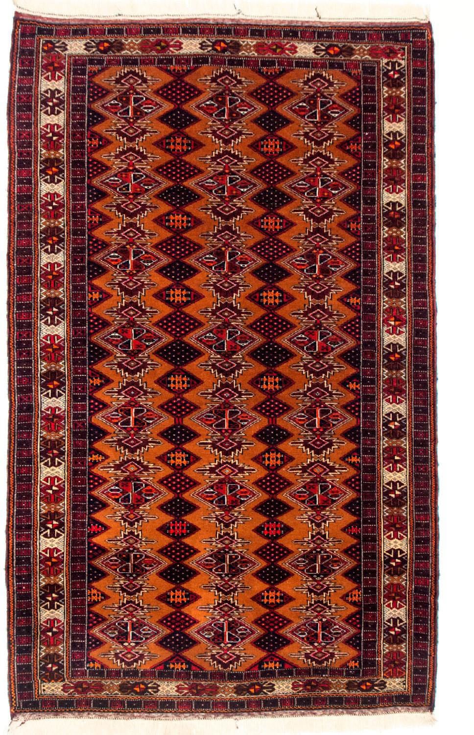 morgenland Teppich »Belutsch Teppich handgeknüpft blau«, rechteckig, handge günstig online kaufen