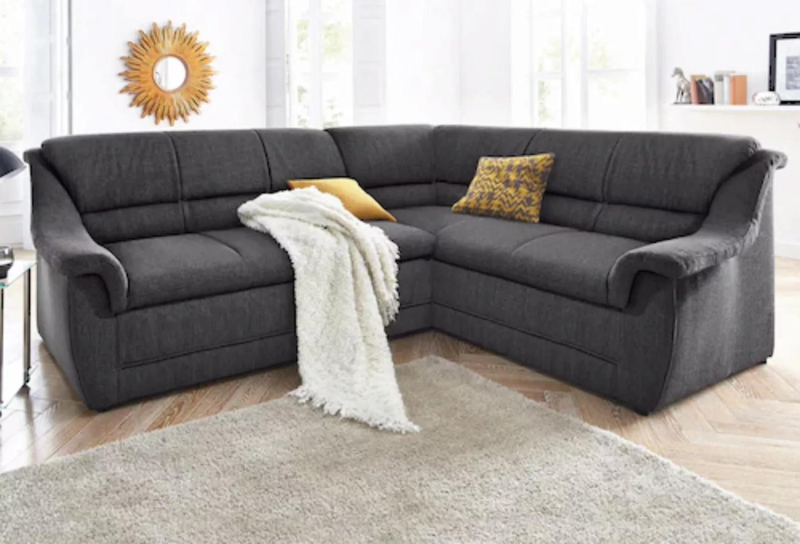 DOMO collection Ecksofa Franzi, wahlweise mit Bettfunktion, Bettkasten und günstig online kaufen