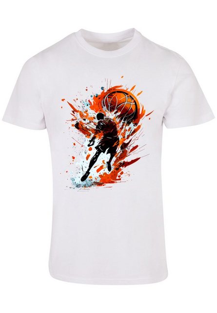 F4NT4STIC T-Shirt Basketball Splash Sport UNISEX Print günstig online kaufen