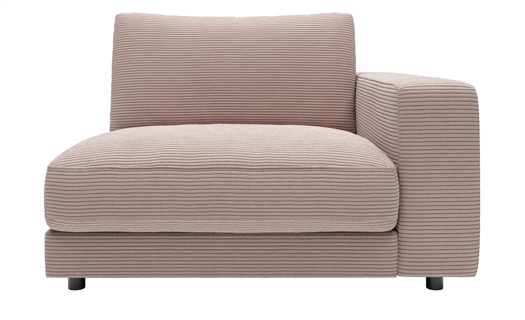 Jette Home Element Einsitzer Armlehne rechts in Cord Modulsofa Sila ¦ rosa/ günstig online kaufen