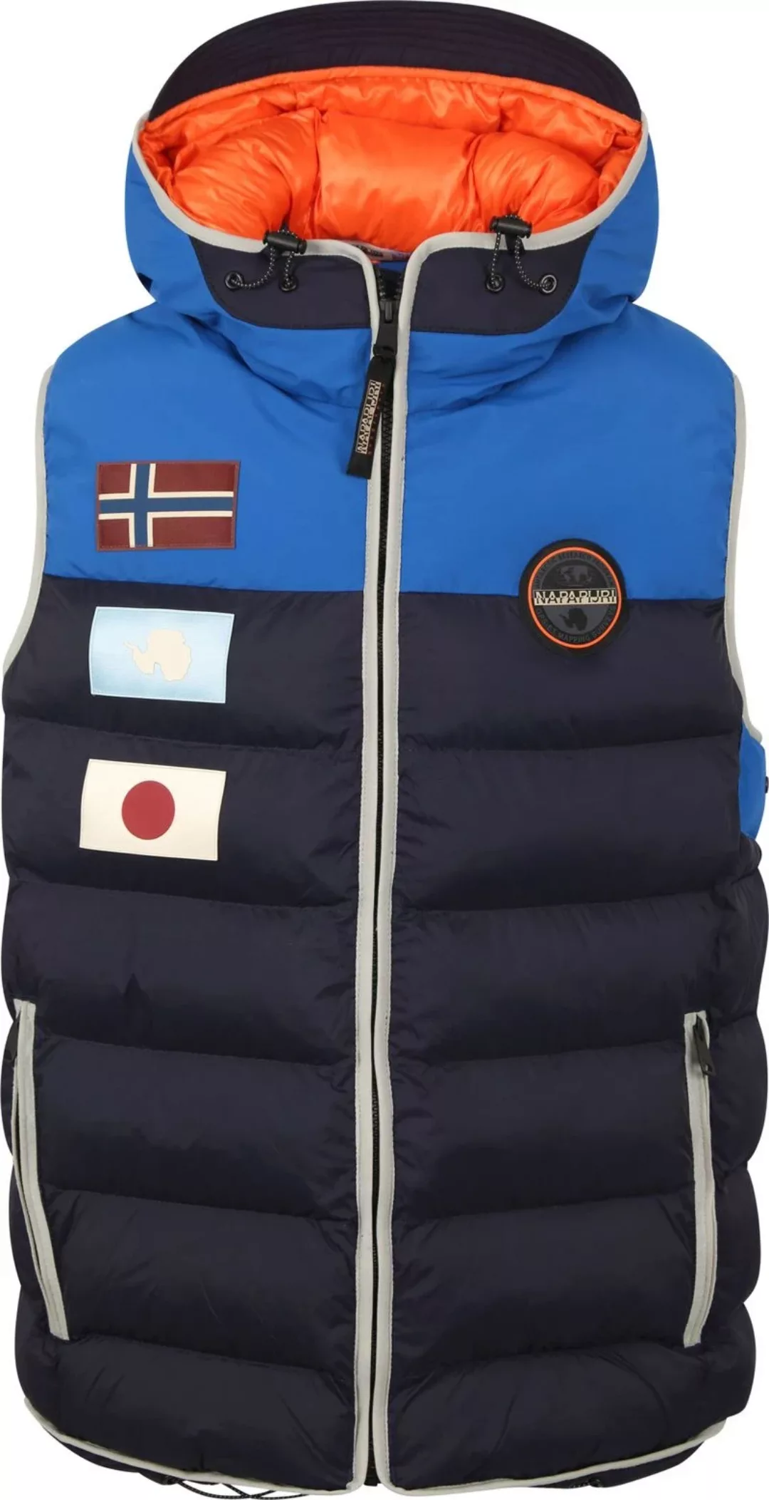 Napapijri Bodywarmer Shackleton Blau - Größe M günstig online kaufen