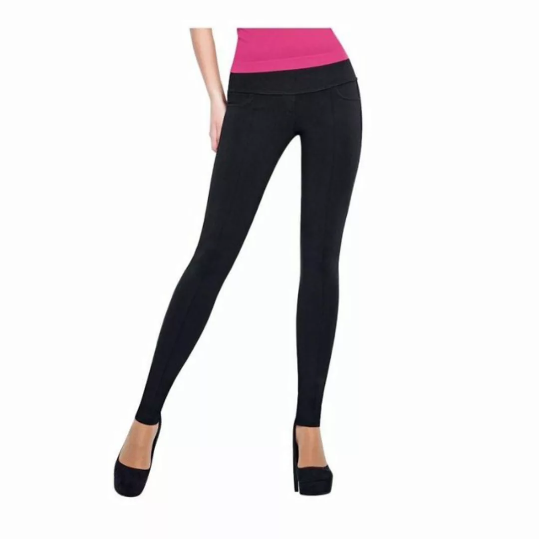 GIULIA Leggings Blickdicht Breiter Hüftbund Damen Hose günstig online kaufen