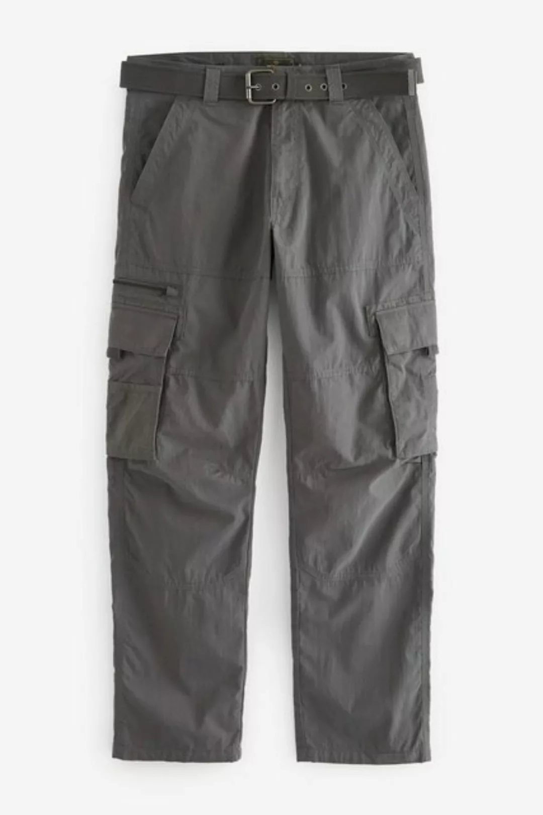 Next Cargohose Relaxed Fit Tech Cargohose mit Gürtel (2-tlg) günstig online kaufen