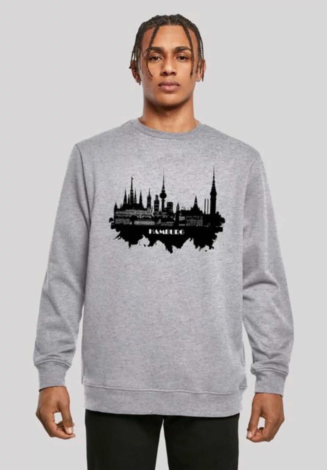 F4NT4STIC Kapuzenpullover "Cities Collection - Hamburg skyline", Print günstig online kaufen