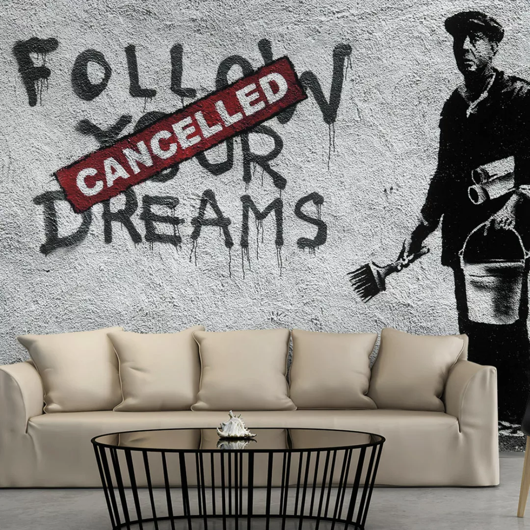 Fototapete - Dreams Cancelled (Banksy) günstig online kaufen