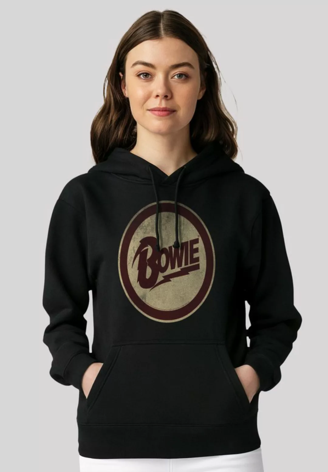 F4NT4STIC Kapuzenpullover "David Bowie Circle Logo", Premium Qualität günstig online kaufen