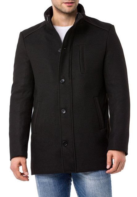 RedBridge Kurzmantel schlicht und elegant Herrenjacke im zeitlosen Schnitt günstig online kaufen