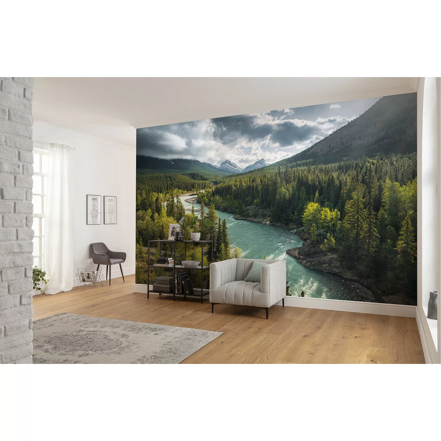 KOMAR Vlies Fototapete - Wild Canada - Größe 450 x 280 cm mehrfarbig günstig online kaufen