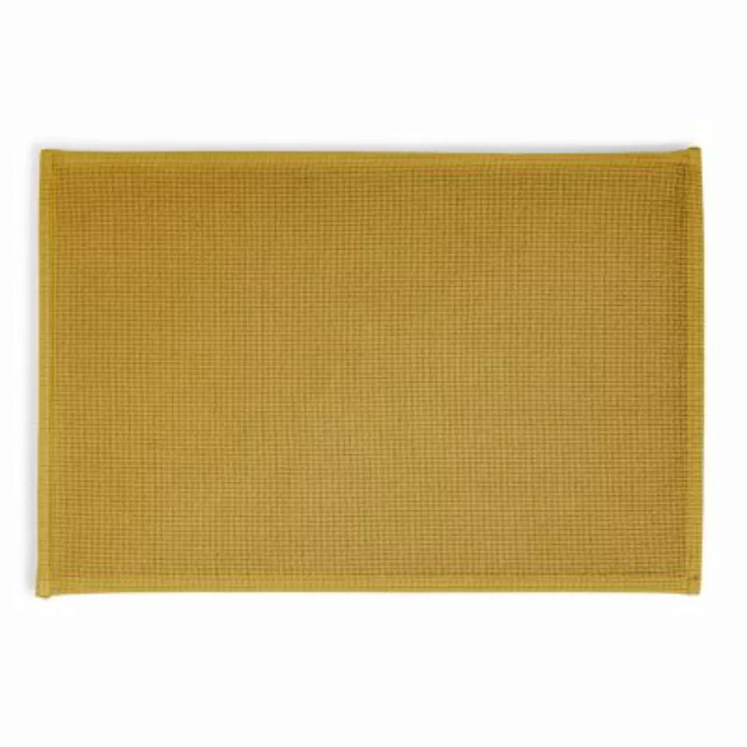 Rhomtuft Badematte Plain gold - 348 Badematten gelb Gr. 70 x 120 günstig online kaufen
