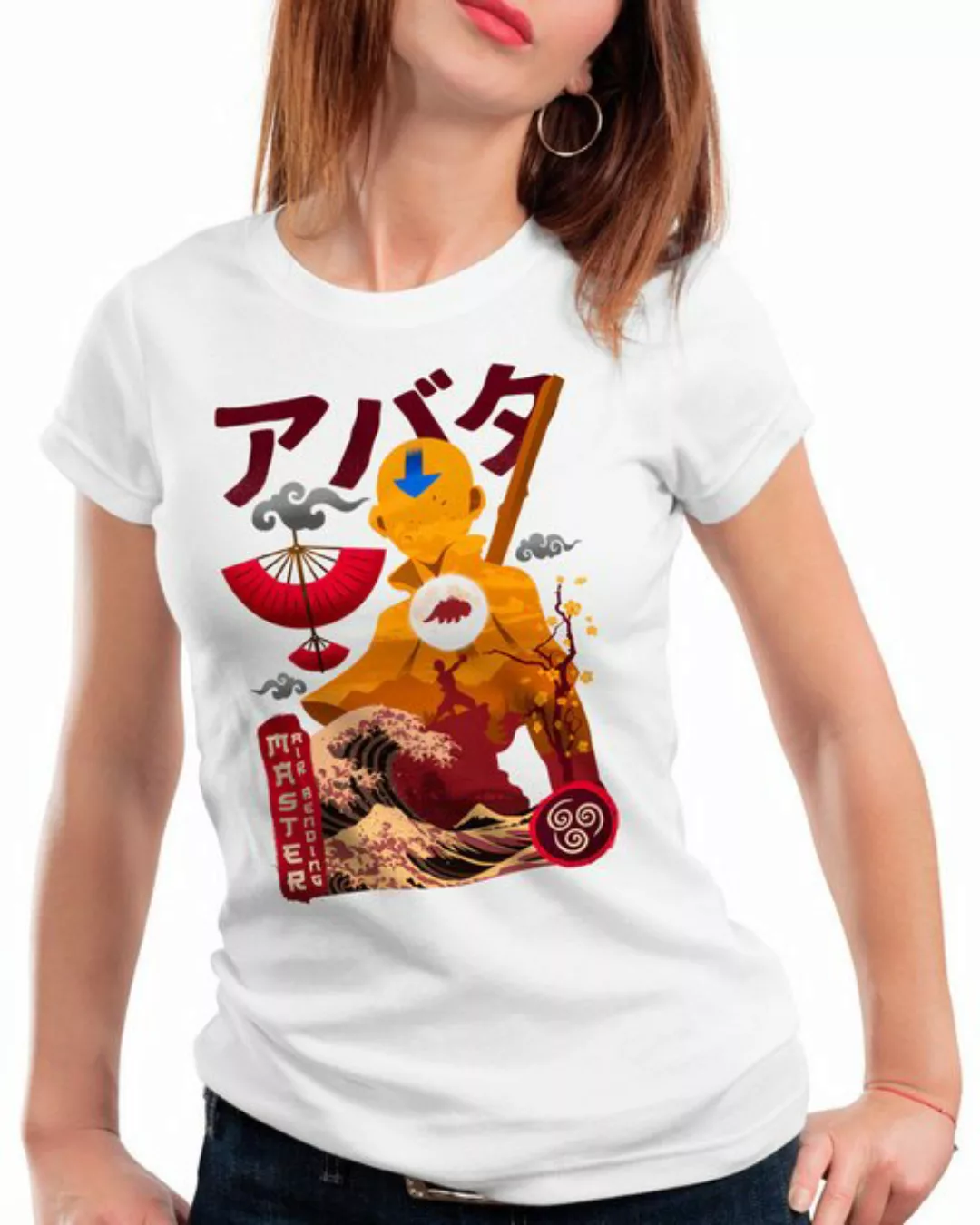 style3 T-Shirt Master Air Bending avatar anime japan last airbender günstig online kaufen